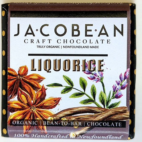 Jacobean Craft Chocolate Liquorice at The Candy Bar Toronto