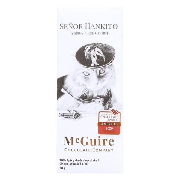 McGuire Chocolate Company Señor Hankito 70% Spicy Dark Chocolate at The Candy Bar Toronto