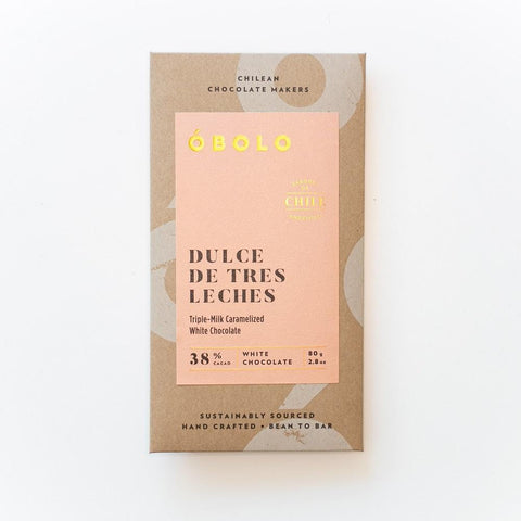 Óbolo Chocolate -  Dulce Tres Leches - Barra Chocolate 38% Bar