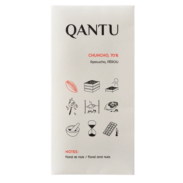 Qantu - Chuncho 70% Dark Chocolate Bar at The Candy Bar Toronto