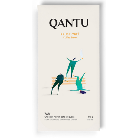 Qantu - Pause Café Dark Chocolate Bar at The Candy Bar Toronto