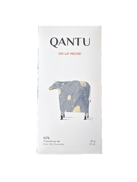 Qantu Oh la vache! Dark Milk 60% Cacao - Piura at The Candy Bar Toronto