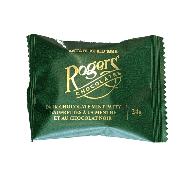 Rogers Chocolate Dark Chocolate Mint Patties at The Candy Bar