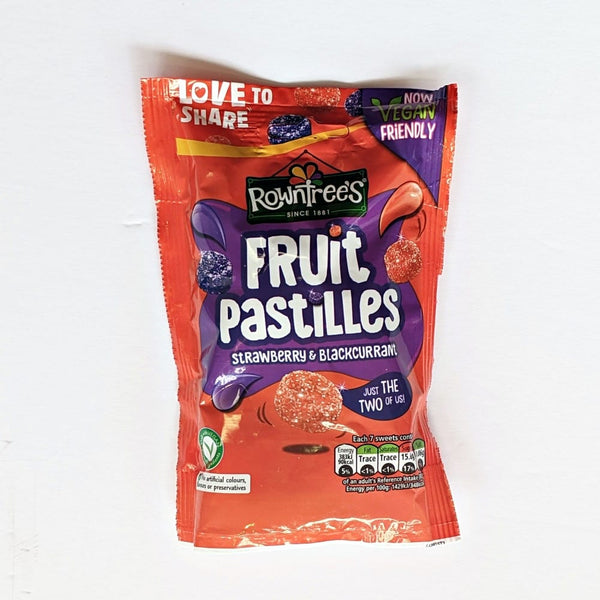 Rowntrees Fruit Pastilles - Strawberry & Blackcurrant