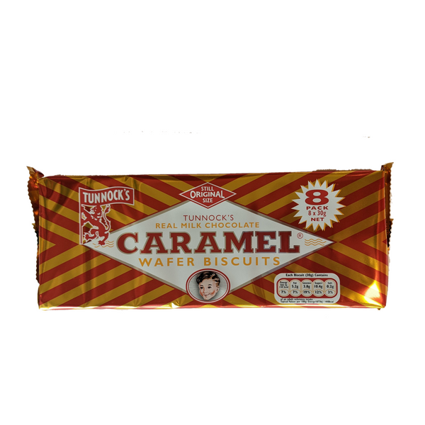 Tunnock Caramel Bar 8Pk at The Candy Bar