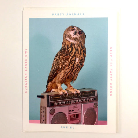 Party Animal Card - The DJ - Katherine Holland