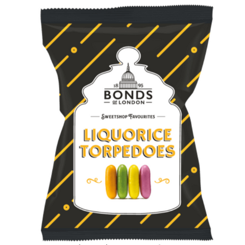 Bonds of London LIquorice Torpedoes at The Candy Bar Toronto