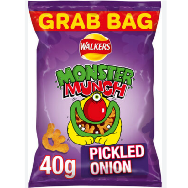Walkers Monster Munch Pickled Onion Crisps at The Candy Bar Toronto