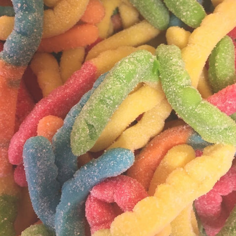 Neon Sour Worms - Pick'n'Mix at The Candy Bar Toronto