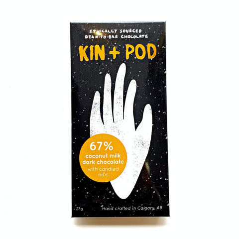 Kin + Pod Kin + Pod Coconut Milk Dark Chocolate at The Candy Bar Toronto