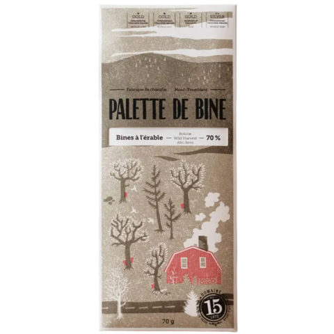 Palette de Bine Maple Milk - Bolivia Wild Harvest Alto Behi 60% Cocoa at The Candy Bar Toronto
