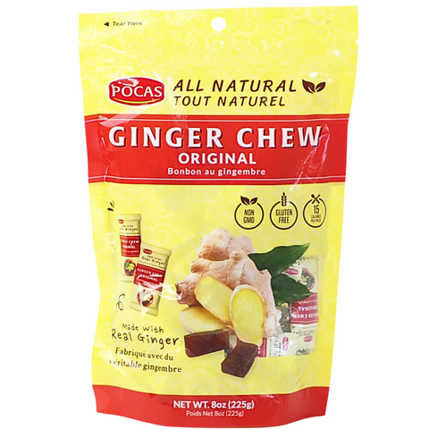 Pocas Ginger Chew Original Pouch at The Candy Bar Toronto