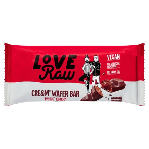 Love Raw MLK CHOC CREAM WAFER BARS at The Candy Bar Toronto